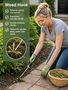 Heavy-Duty Metal Puller Tool, Durable Garden Remover For Pathway And Lawn, No Battery Required, Outdoor Removal Accessory - A - View 4