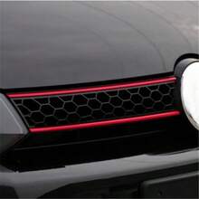 5件組紅色前水箱飾條貼紙，適用於Golf 6、Polo GTI與新Sagitar，汽車前水箱改裝與變色外裝配件 - 多色 - 查看 5