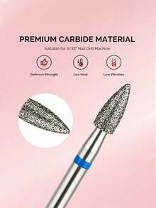 3 Nail Drills, Pre-Treatment Tools For Removing Dead Skin, Cuticles, And Hangnails; Professional Manicure Tools - Multicolor - View 5