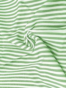 [A-Line Casual Dress] 5.11H Women's Striped A-Line Casual Dress | Women's Summer Dress, Knee Length, Round Neck, With Pockets, Machine Washable, Fashionable - 綠色 - 查看 3