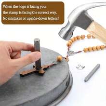 KLONKEE 1/2PCS Cross Metal Stamping Tools, Metal Punch Stamps For Stamping/Punching Metal, Jewelry, Clay, Leather, Wood Handmade Stamping Mold Set - Cross Stamp - View 5