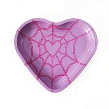 New Tinplate Heart-Shaped Cigarette Tray, Tobacco Handling Tray, Storage Tray, Iron Tray, Cigarette Accessories - 蜘蛛網 - 查看 12