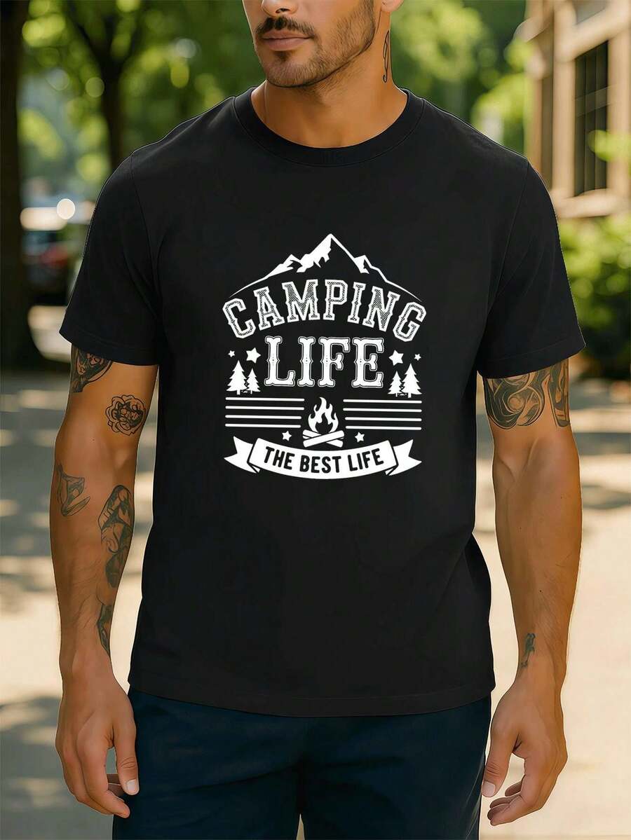 Men T-Shirts - Black - View 1