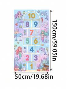 A Dreamy Macaron Style Floor Game Mat Suitable For Vacations, Family Gatherings, Spring And Summer Picnics, Beach Themed Parties, Adult Group Games, And Interactive Puzzle Games For Boys And Girls - Multicolor - View 17
