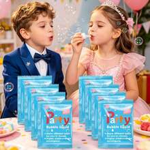 [Holiday Bestseller]Children's Bubble Refill Liquid 10/20/30 Pack, Dense And Long-Lasting Bubbles, Outdoor Party, Birthday Party, Lawn Picnic Atmosphere Creator, Summer Toy Loved By Boys And Girls, Top Choice For Children's Day / Birthday / Holiday Gifts - Multicolor - View 2