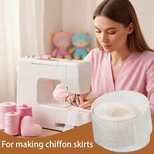 Fishbone Hemming Tape Sewing Tool 3.5cm Wide Chiffon Thin Fabric Edge Hemming Guide No-Sew Hemming Tape Tailor Assistant 3.5cm Wide Pleat Hemming Guide DIY Clothing Sewing Accessory Essential For Beginners And Enthusiasts - Fishbone Line - View 5