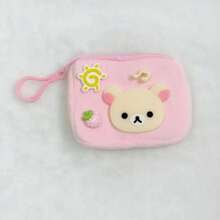 Cute Vintage Rilakkuma Cartoon Plush Coin Purse, Can Store Ear Hanging Decoration, Best Friend Pendant Keychain Card Holder, Cute Gift Decoration - View 4
