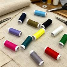 10 Colors Bagged Plastic Sewing Thread Tubes, Small Spools Polyester Sewing Thread, Handmade DIY Sewing Thread Set, Essential For Home, Dorm, Travel, Quick Mending - 1pc - View 4