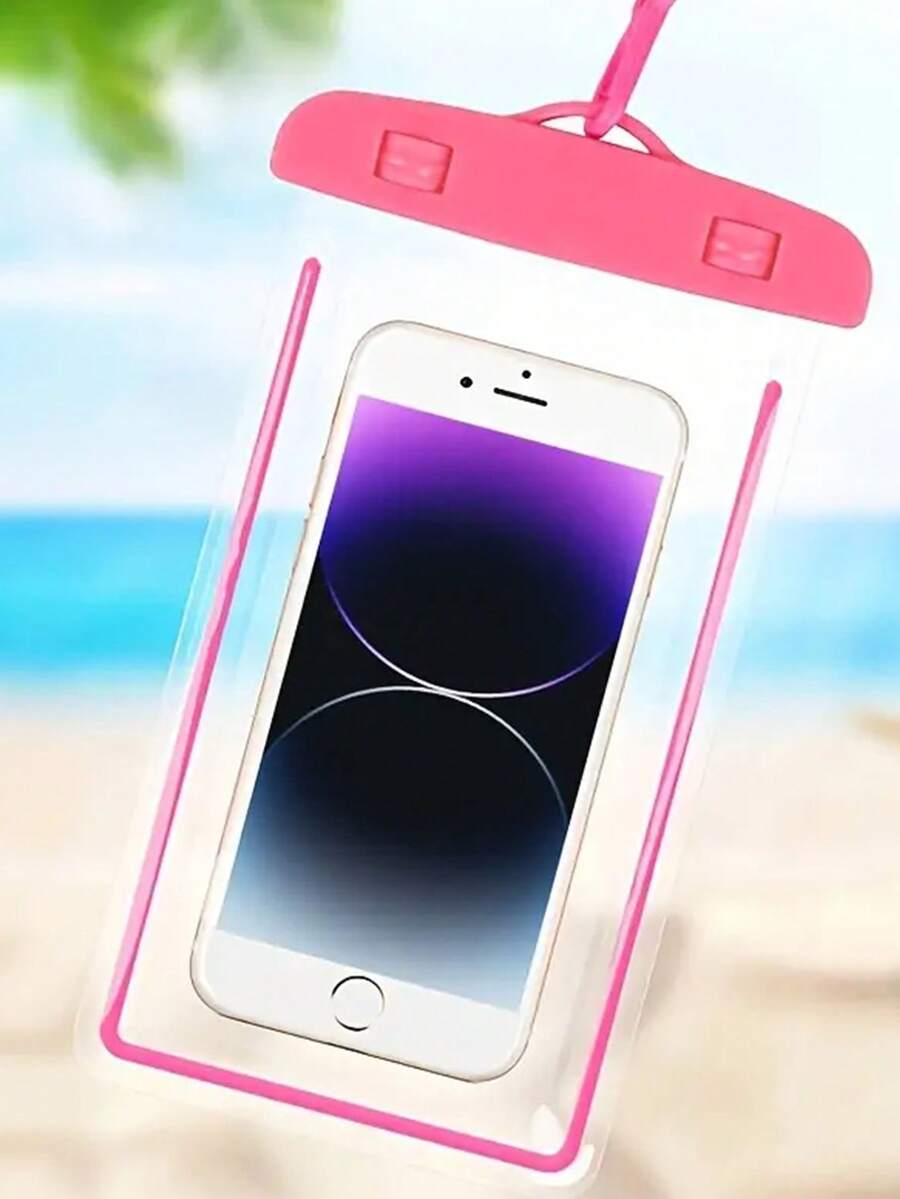 Waterproof Phone Pouch With Touchscreen Camera Storage Hanging Bag For Swimming, Rafting, Outdoor Use, Extra Waterproof Cover