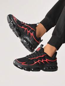 Giày thể thao nam Omder cổ thấp, giày chạy bộ jogging, giày đi bộ casual thời trang, giày tennis streetwear màu gradient - Đỏ - Xem 6