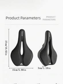 TOSUOD Thickened Bicycle Seat Cushion With Shock-Absorbing Padding, Universal For Mountain Bikes And Road Bikes, Relieves Hip Pressure During Long-Distance Riding, Comfortable Daily Commuting Cycling Replacement Accessory - Multicolor - View 5