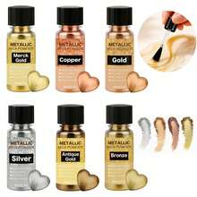Colorful Powder, Unique Metallic Texture Powder, Epoxy Resin Coloring Agent, Glitter Pigment, Colored Powder Resin Dye, Jewelry Making Accessories. Metallic Mica Powder For Resin, 20ml/Color Fine Particle Resin Color Pigment In 6 Colors, For Dyeing, Polymer Clay, Paint, DIY Crafts, Cups, Oil Painting, Soap Making, Candle Making - Multicolor - View 17