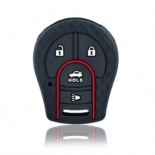Funda de silicona para llave de coche con 4 botones para Maxima Versa Altima Sentra Tiida Armada X-Trail