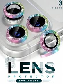 3入 - 亮面金屬相機鏡頭保護殼適用於 iPhone 17 Pro Max。纖薄貼合，不影響原機相機拍攝，安裝簡單，無氣泡，耐刮、耐磨、防震。多功能且優雅設計。相容於 17 Pro/17/16 Pro Max/16 Pro/16 Plus/16/15 Pro Max/15 Pro/14 Pro Max/14 Pro。時尚手機保護配件。 - 彩色 - 查看 24