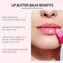 EELHOE 15g Premium Lip Balm, Glowing Recipe, Moisturizing Lips, Sexy Lips, Ingredients: Orange Fruit Extract, Shea Butter, Beeswax, Honey Aloe Vera Leaf Extract, Suitable For: Chapped Lips, Lip Scrub Moisturizing - Honey Flavor + Fruit Flavor - View 7