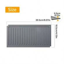2pcs Silicone Drain Mat, Heat Resistant Non-Slip Countertop Protector, Easy To Clean Multi-Functional Drainage Mat, Suitable For Kitchen Sink, Stove And Dining Table, Ideal For Home Cooks And Apartment Dwellers - Multicolor - View 4
