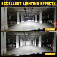 TOAUTO H7 LED Headlight Bulbs 2PCS, 90W 20000LM 6000K White CanBus Error Free, High Low Beam For Socket, Replacement For Car SUV Truck - A - View 8