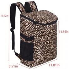 Mochila Térmica Isolada para 40 Latas - Bolsa Térmica Portátil à Prova de Vazamentos Unissex com Compartimentos, Adequada para Praia, Viagem, Piquenique, Caminhada, Churrasco, Bolsa de Almoço para Acampamento - Multicolorido - Visão 9
