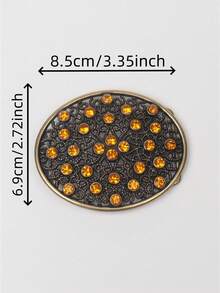 1pc Shiny Zinc Alloy Belt Buckle, Suitable For All Seasons - BH2000 - View 5