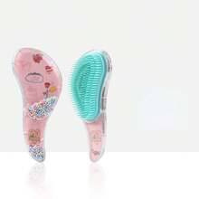 Unicorn Design Baby Massage Comb, Anti-Static, High Quality For Hair Cutting - Dark Grey - View 1