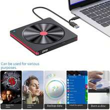 External USB DVD Burner/Writer/Reader For Laptop And Desktop Computer - View 5