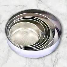 Kit 6 Peneiras Inox Haüskraft Coador Malha Fina 15 a 27cm Conjunto Resistente - Visão 3