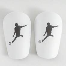 Football Training Accessories Set - Long Striped Socks + Printed Pads Combination, Lightweight Outdoor Sports Accessories, Suitable For Field Training Activities - Characters Kicking a Ball - View 4