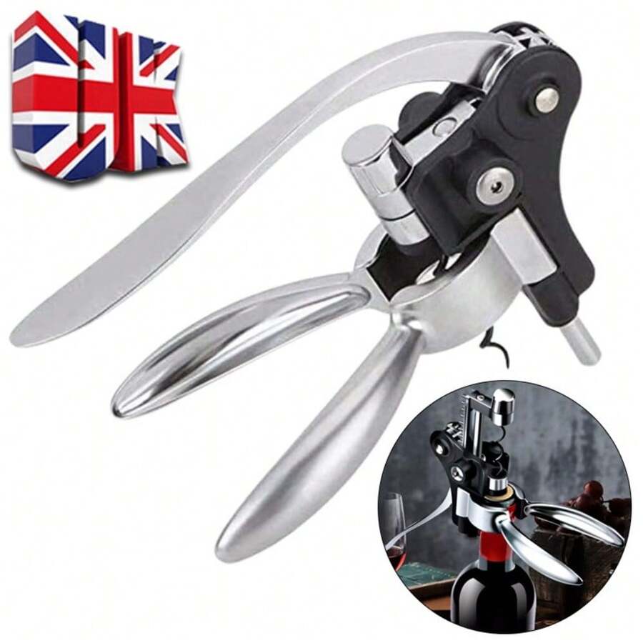 Professional Deluxe Lever Action Wine Bottle Rabbit Corkscrew Gift Bunny Opener - View 1