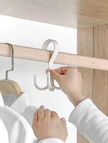 4 Cup Rotating Hook - No Drill Wall Mounted Storage Rack, Suitable For Belts, Scarves, Etc. - Stylish Plastic Closet Organizer - Multicolor - View 8