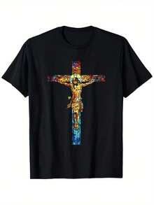Men Sports Tees & Tanks - 黑色 - 查看 1