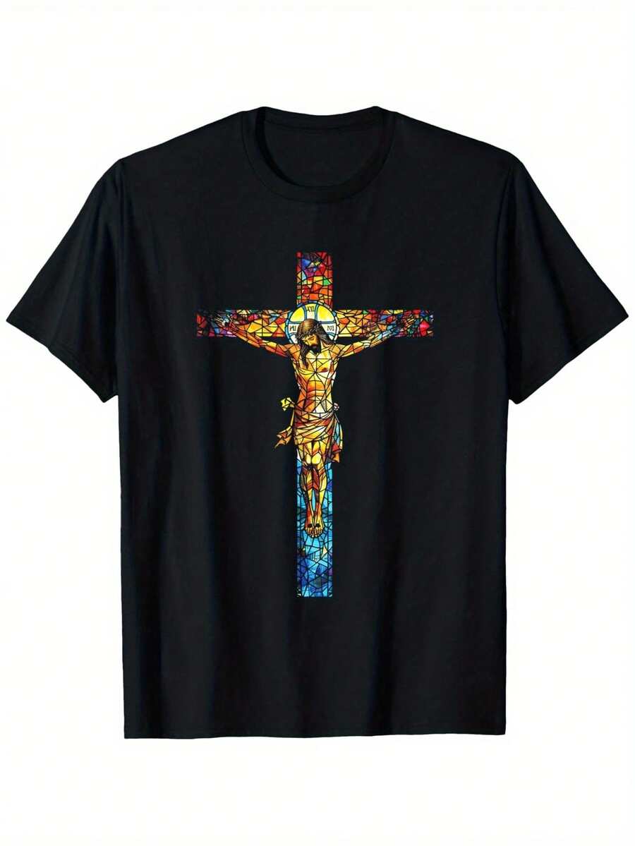 Men Sports Tees & Tanks - 黑色 - 查看 1