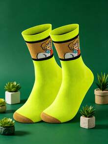 3 Pairs Scooby Doo Fashionable Socks, Comfortable Breathable Non-Slip, Suitable For All Occasions - Multicolor - View 2