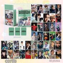 Laser Photo Cards, K-Pop Group Self-Shot Celebrity Photo Cards, Fan Merchandise LOMO Cards - Multicolor - View 3