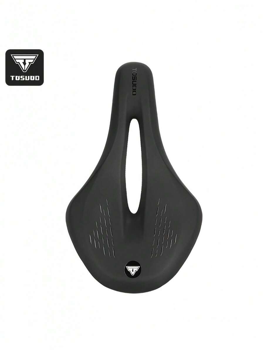 TOSUOD Thickened Bicycle Seat Cushion With Shock-Absorbing Padding, Universal For Mountain Bikes And Road Bikes, Relieves Hip Pressure During Long-Distance Riding, Comfortable Daily Commuting Cycling Replacement Accessory - Multicolor - View 1