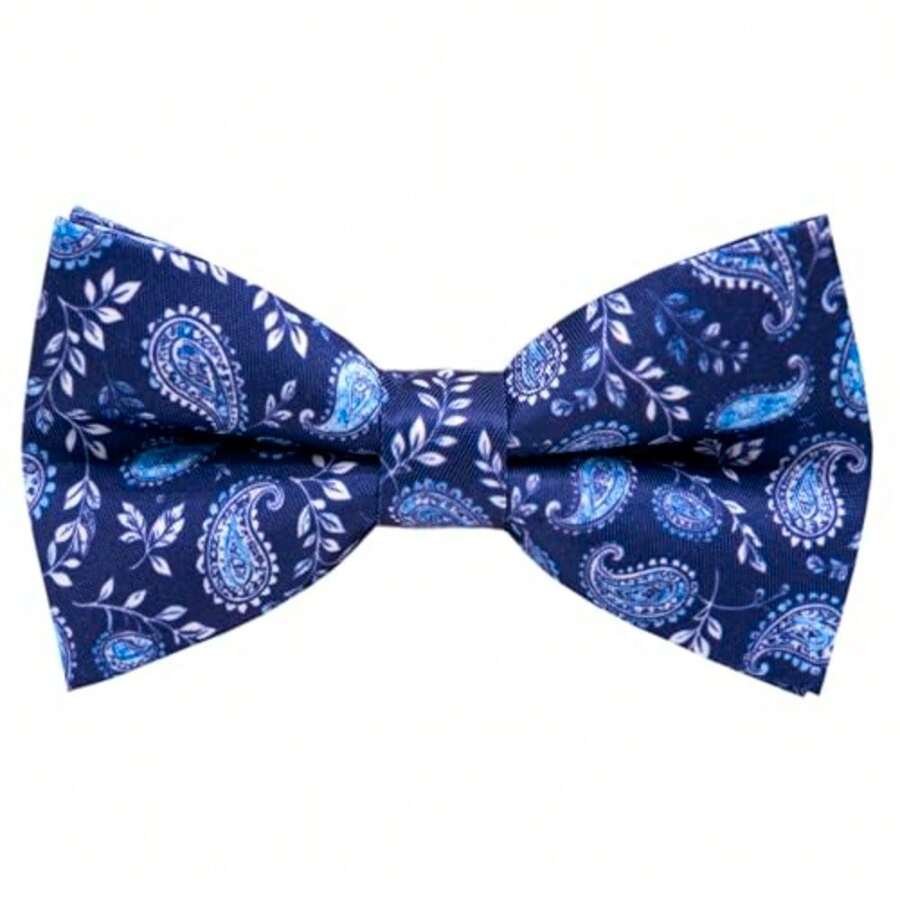 Boy 's Handmade PRE-TIED Patterned Bow Ties - 11-7d - Ver 1
