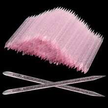 100pcs Clear Plastic Cuticle Sticks, Double-End Disposable Nail Art Tools, Multi-Purpose Manicure Pusher For Cuticle Removing, Rhinestone Picking & Glue Clean, Salon & Home DIY Nail Supplies - A - View 6