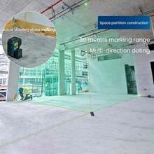 Bosch 綠光自動對準雷射水平儀,IP65 防塵防水,磁吸底座,360°可旋轉(不含 2 顆 AA 電池) - 彩色 - 查看 4