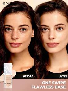 BABREA Concealer Cair, Tekstur Krim, Coverage Penuh, Hasil Akhir Matte untuk Area Bawah Mata, Lingkaran Hitam, Garis Halus, Kemerahan & Noda, Tahan Lama - 13. Beige Porselen (Cocok untuk kulit cerah) - View 2