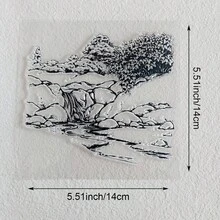 Clear Silicone Stamps Vintage Floral Background Scenery & Country Manor Bird Flower Patterns For DIY Junk Journal Scrapbook & Photo Album Crafts - Nature - View 33