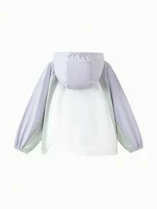 mini bala UPF50+ Tween Girl Lightweight Sun Protection Jacket Breathable UV Coat - Pink Purple - View 5