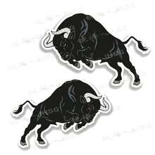 Black Spanish Bull Car Sticker Cute Accessories Product PVC Sun Protection And Waterproof Vinyl Decal - 10.6NO.18 右側 + 最長邊 13 厘米 - 查看 2