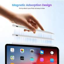 Kompatibel dengan iPad/Android/Stylus - Pengisian Cepat Apple Pencil, Stylus Kapasitif Presisi Tinggi, Kompatibel dengan iOS, Tablet Kindle, Termasuk Ujung Pengganti dan Kabel Pengisian Daya, Kapasitas Baterai 90mAh - MultiWarna - View 9