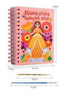 1 Set Perlengkapan Berdandan Putri DIY 3-in-1, Permainan Berdandan Kreatif, Seni Tusuk dan Mainan Stiker yang Menyenangkan, Hadiah Ulang Tahun Sempurna untuk Anak Perempuan - MultiWarna - View 12