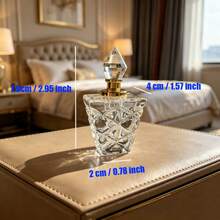 Travel Size Glass Perfume Bottle Empty With Dropper, Lightweight Refillable Cologne Vial, Portable Essential Oil Dispenser For Travel & Vacation, Mini Easy To Carry Glass Bottle For Women Men, Travel Toiletry Accessory - 1PC - View 7