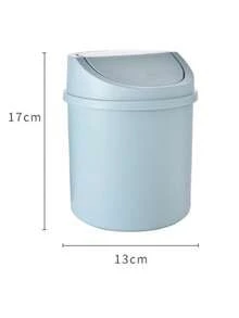 1pc INS Style Bedroom New Heart-Shaped Cute Mini Storage Box For Girls, With Lid Plastic Trash Can, Desktop Trash Can, Suitable For Home Office Desktop Decoration, Coffee Table, Office, Living Room, Study - Multicolor - View 20