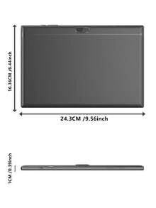 Coopers Android 15 平板電腦，10.1 吋平板，CPU T310 2.0GHz 四核處理器，8GB (3GB+5GB 擴展) RAM+32GB ROM/1TB 可擴展儲存，支持 2.5G+5G+WiFi 6，2MP+5MP 攝像頭，6000mAh 電池，可玩遊戲，10 吋 Android 筆記本電腦/支持 Widevine L1 (不含適配器) - 黑1 - 查看 3