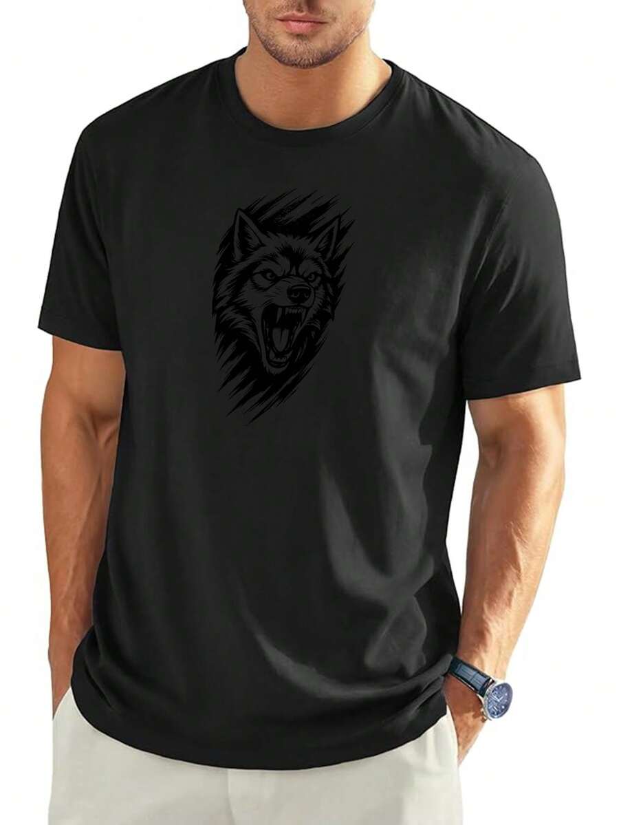 Camisetas de hombre - Negro - Ver 1