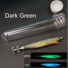 Avlcoaky 1pc 12.5cm Glow In The Dark Wood Shrimp Horizontal Squid Jig Egi Set UV Squid Lure Sea Cuttlefish Octopus Saltwater Tackle - Multicolor - View 12