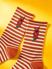 1 par de calcetines de Scooby Doo de moda, cómodos y transpirables antideslizantes, aptos para todas las ocasiones - Multicolor - Ver 4