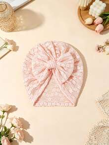 4pcs Multicolor Soft Elastic Baby Beanies, Breathable, Suitable For All Seasons, Perfect Gift, Ideal For Photography - Multicolor - View 3